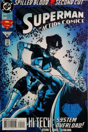 Couverture de ACTION COMICS (1938) #694 - par Ed Hannigan - lecubeacomics.com