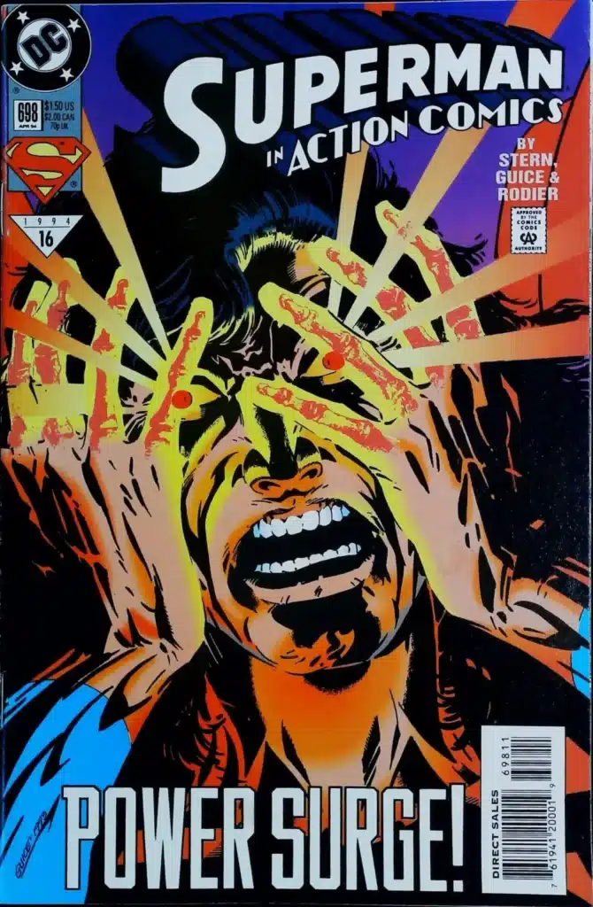Action Comics #698, vue de l'exemplaire
