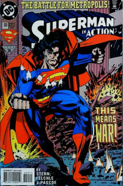 Couverture de ACTION COMICS (1938) #699 - par Jackson Butch Guice - lecubeacomics.com