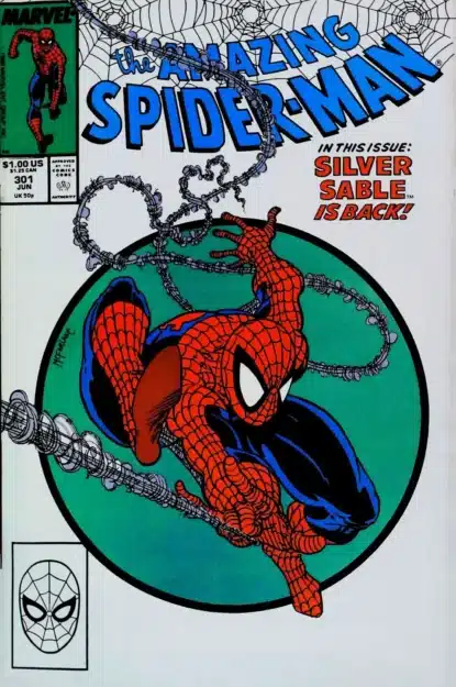 AMAZING SPIDER-MAN (1963) #301 - Marvel - lecubeacomics.com Couverture de AMAZING SPIDER-MAN (1963) #301 - par Todd McFarlane - lecubeacomics.com