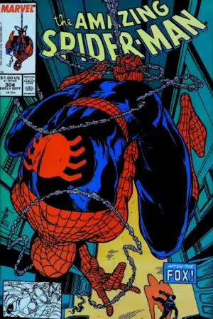 Couverture de AMAZING SPIDER-MAN (1963) #304 - par Todd McFarlane - lecubeacomics.com