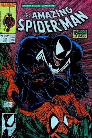 Couverture de AMAZING SPIDER-MAN (1963) #316 - par Todd McFarlane - lecubeacomics.com
