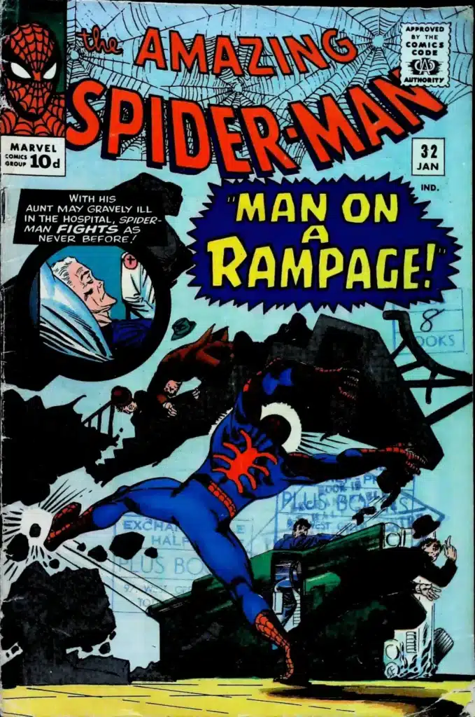 Amazing Spider-Man #32, vue de l'exemplaire