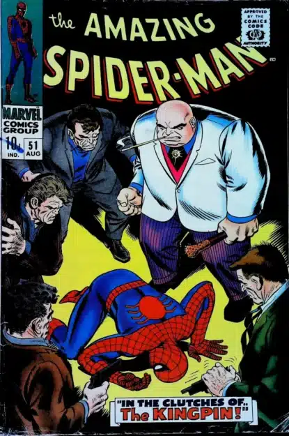 Couverture de AMAZING SPIDER-MAN (1963) #51 - par John Romita - lecubeacomics.com