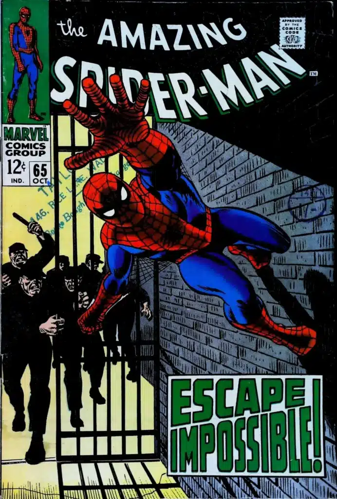 Amazing Spider-Man #65, vue de l'exemplaire