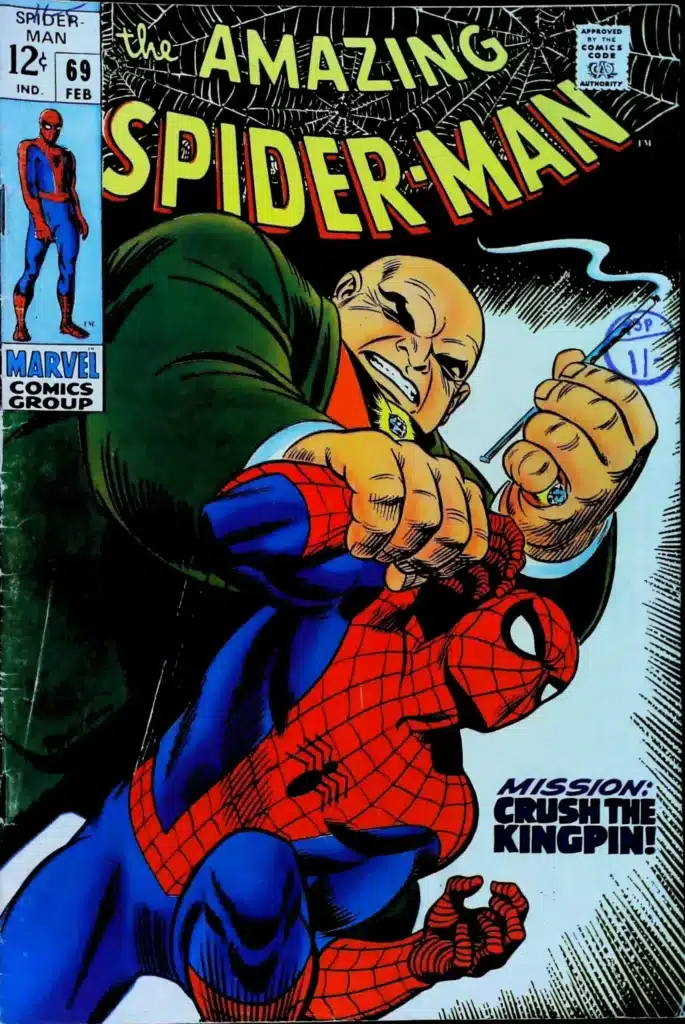 Amazing Spider-Man #69, vue de l'exemplaire