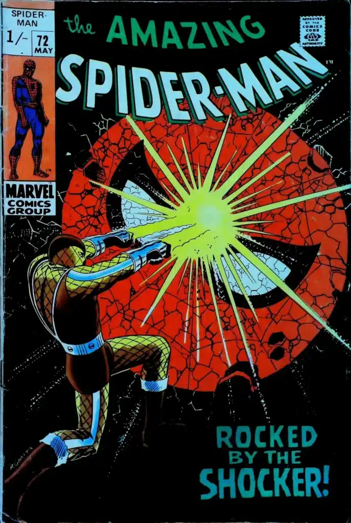 Amazing Spider-Man #72, vue de l'exemplaire