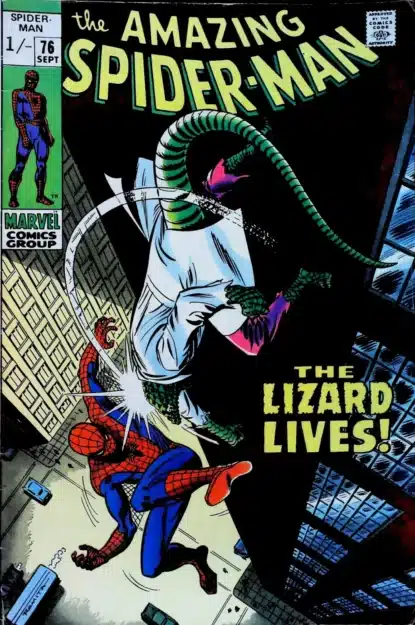 Couverture de AMAZING SPIDER-MAN (1963) #76 - par John Romita - lecubeacomics.com