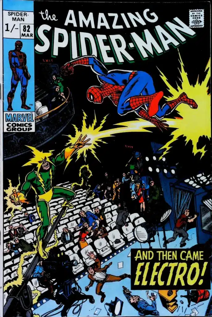 Amazing Spider-Man #82, vue de l'exemplaire