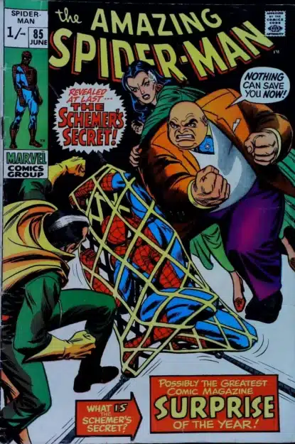 AMAZING SPIDER-MAN (1963) #85 - Marvel - lecubeacomics.com Couverture de AMAZING SPIDER-MAN (1963) #85 - par John Romita - lecubeacomics.com