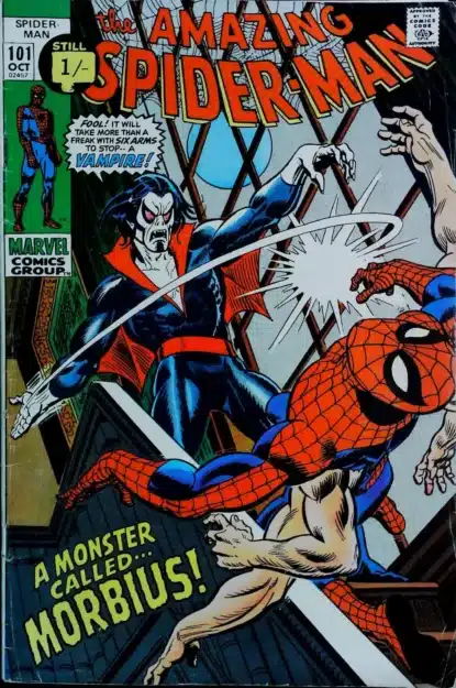 Couverture de AMAZING SPIDER-MAN (1963) #101 - par Gil Kane - lecubeacomics.com
