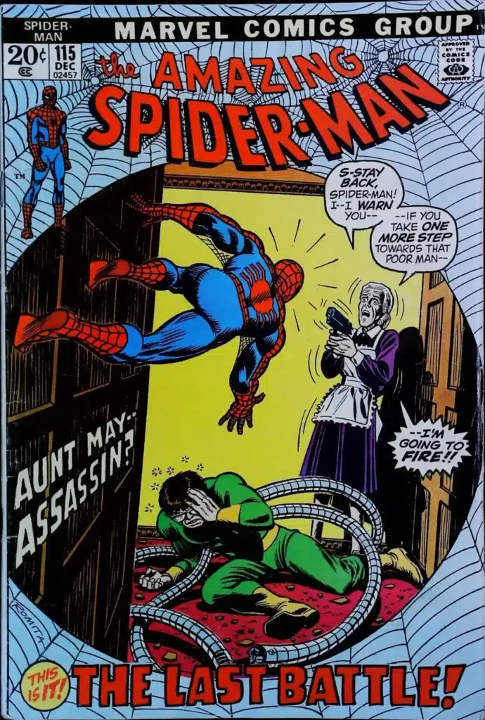 Amazing Spider-Man #115, vue de l'exemplaire