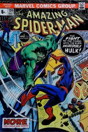 Couverture de AMAZING SPIDER-MAN (1963) #120 - par John Romita - lecubeacomics.com