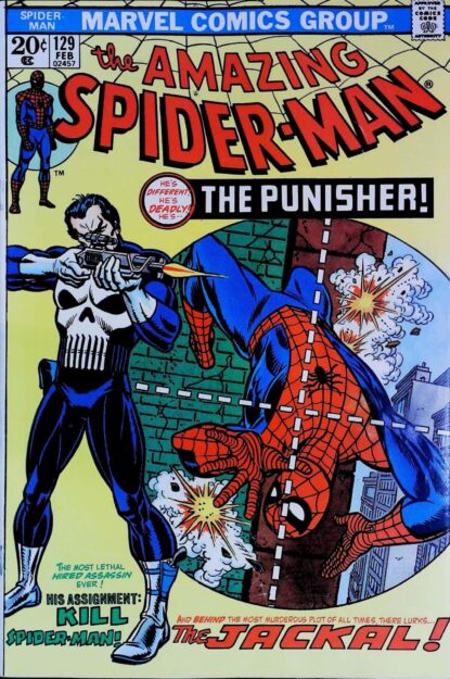 Couverture de AMAZING SPIDER-MAN (1963) #129 - par Gil Kane - lecubeacomics.com