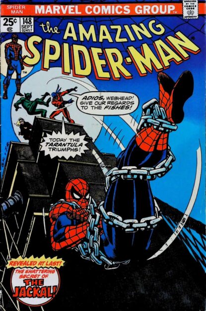 Couverture de AMAZING SPIDER-MAN (1963) #148 - par Gil Kane - lecubeacomics.com