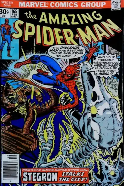 Couverture de AMAZING SPIDER-MAN (1963) #165 - par Dan Crespi - lecubeacomics.com
