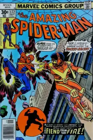 Couverture de AMAZING SPIDER-MAN (1963) #172 - par Frank Giacoia - lecubeacomics.com
