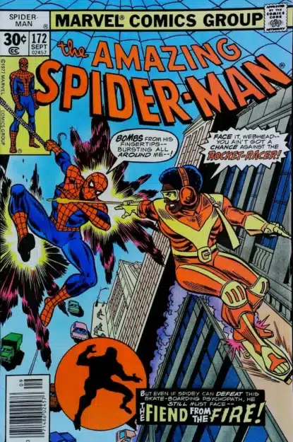 AMAZING SPIDER-MAN (1963) #172 - Marvel - lecubeacomics.com Couverture de AMAZING SPIDER-MAN (1963) #172 - par Frank Giacoia - lecubeacomics.com