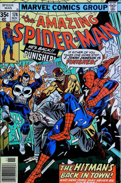 Couverture de AMAZING SPIDER-MAN (1963) #174 - par Frank Giacoia - lecubeacomics.com