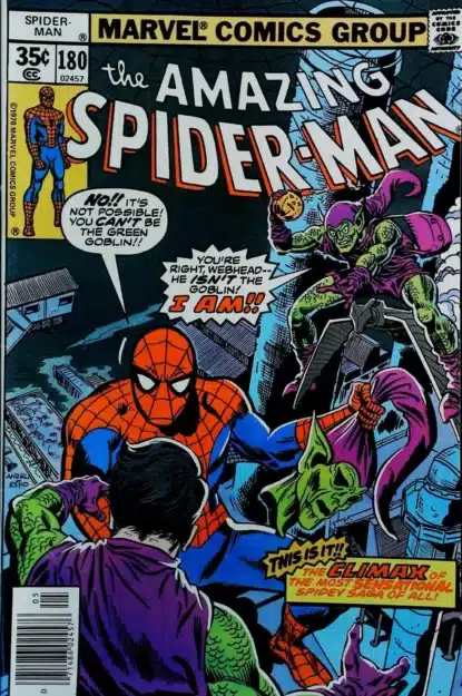 AMAZING SPIDER-MAN (1963) #180 - Marvel - lecubeacomics.com Couverture de AMAZING SPIDER-MAN (1963) #180 - par Ross Andru - lecubeacomics.com