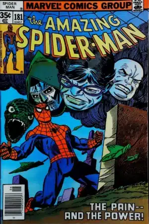 Couverture de AMAZING SPIDER-MAN (1963) #181 - par Frank Giacoia - lecubeacomics.com