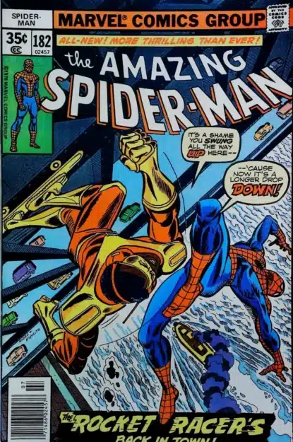 AMAZING SPIDER-MAN (1963) #182 - Marvel - lecubeacomics.com Couverture de AMAZING SPIDER-MAN (1963) #182 - par Mike Esposito - lecubeacomics.com