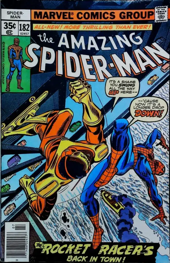 Amazing Spider-Man #182, vue de l'exemplaire