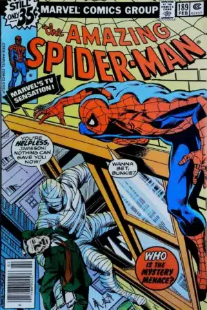Couverture de AMAZING SPIDER-MAN (1963) #189 - par Bob McLeod - lecubeacomics.com