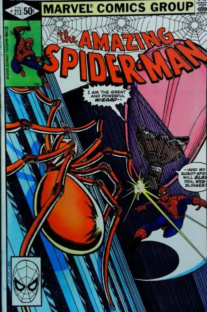 AMAZING SPIDER-MAN (1963) #213 - Marvel - lecubeacomics.com Couverture de AMAZING SPIDER-MAN (1963) #213 - par Al Milgrom - lecubeacomics.com