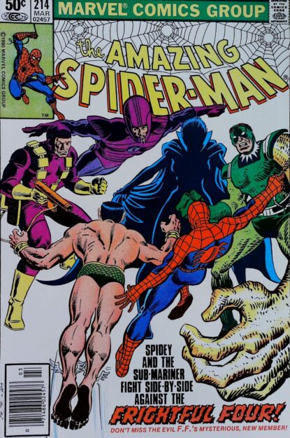 Couverture de AMAZING SPIDER-MAN (1963) #214 - par Al Milgrom - lecubeacomics.com