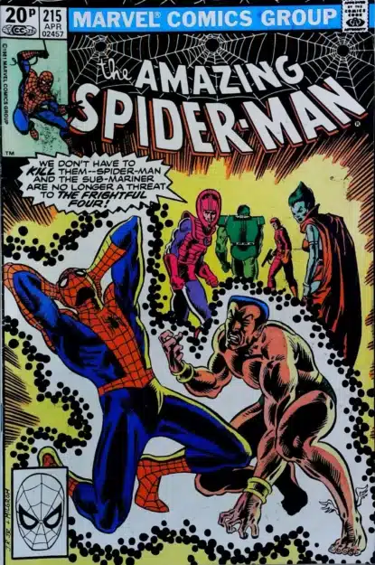 AMAZING SPIDER-MAN (1963) #215 - Marvel - lecubeacomics.com Couverture de AMAZING SPIDER-MAN (1963) #215 - par Al Milgrom - lecubeacomics.com