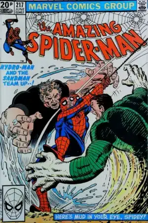 Couverture de AMAZING SPIDER-MAN (1963) #217 - par John Romita Jr. - lecubeacomics.com