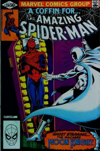 AMAZING SPIDER-MAN (1963) #220 - Marvel - lecubeacomics.com Couverture de AMAZING SPIDER-MAN (1963) #220 - par Bob Layton - lecubeacomics.com