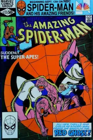 Couverture de AMAZING SPIDER-MAN (1963) #223 - par Al Milgrom - lecubeacomics.com