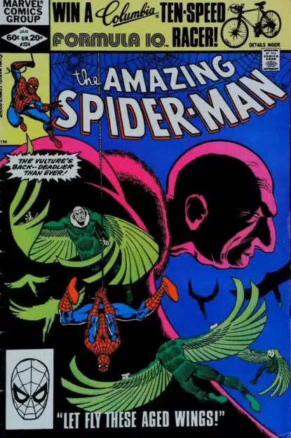 AMAZING SPIDER-MAN (1963) #224 - Marvel - lecubeacomics.com Couverture de AMAZING SPIDER-MAN (1963) #224 - par John Romita Jr. - lecubeacomics.com