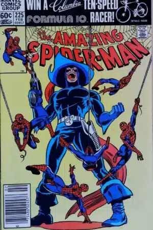 Couverture de AMAZING SPIDER-MAN (1963) #225 - par John Romita Jr. - lecubeacomics.com