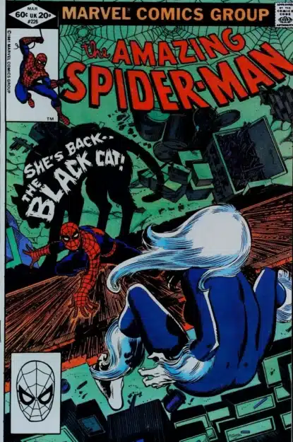 Couverture de AMAZING SPIDER-MAN (1963) #226 - par John Romita Jr. - lecubeacomics.com