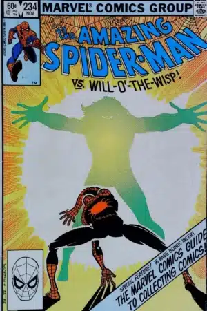 Couverture de AMAZING SPIDER-MAN (1963) #234 - par John Romita Jr. - lecubeacomics.com