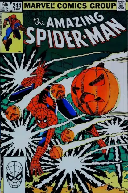 AMAZING SPIDER-MAN (1963) #244 - Marvel - lecubeacomics.com Couverture de AMAZING SPIDER-MAN (1963) #244 - par Bob Wiacek - lecubeacomics.com