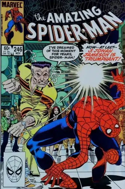 AMAZING SPIDER-MAN (1963) #246 - Marvel - lecubeacomics.com Couverture de AMAZING SPIDER-MAN (1963) #246 - par John Romita Jr. - lecubeacomics.com