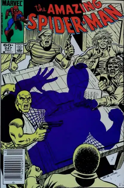 AMAZING SPIDER-MAN (1963) #247 - Marvel - lecubeacomics.com Couverture de AMAZING SPIDER-MAN (1963) #247 - par John Romita Jr. - lecubeacomics.com