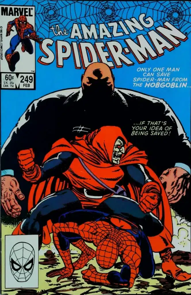 Amazing Spider-Man #249, vue de l'exemplaire