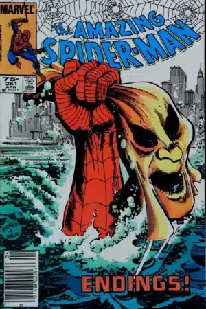 Couverture de AMAZING SPIDER-MAN (1963) #251 - par Ed Hannigan - lecubeacomics.com