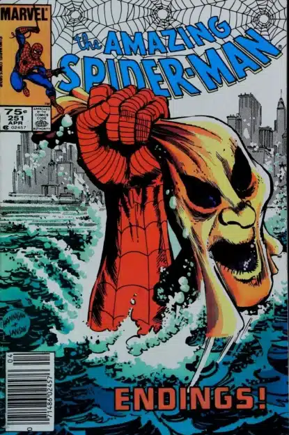 AMAZING SPIDER-MAN (1963) #251 - Marvel - lecubeacomics.com Couverture de AMAZING SPIDER-MAN (1963) #251 - par Ed Hannigan - lecubeacomics.com