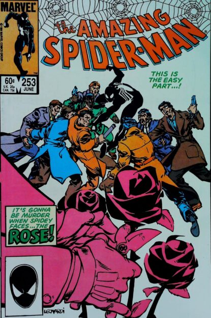 AMAZING SPIDER-MAN (1963) #253 - Marvel - lecubeacomics.com Couverture de AMAZING SPIDER-MAN (1963) #253 - par Rick Leonardi - lecubeacomics.com