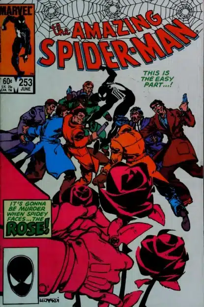 AMAZING SPIDER-MAN (1963) #253 - Marvel - lecubeacomics.com Couverture de AMAZING SPIDER-MAN (1963) #253 - par Rick Leonardi - lecubeacomics.com