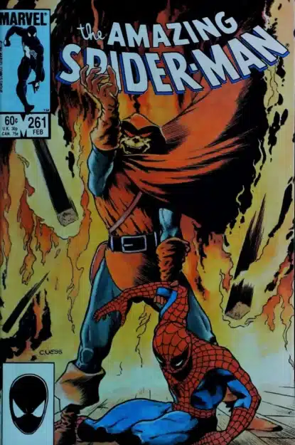 AMAZING SPIDER-MAN (1963) #261 - Marvel - lecubeacomics.com Couverture de AMAZING SPIDER-MAN (1963) #261 - par Charles Vess - lecubeacomics.com