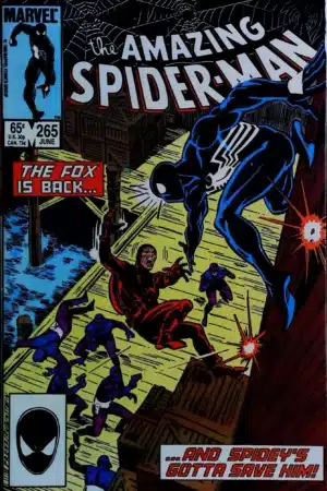 Couverture de AMAZING SPIDER-MAN (1963) #265 - par Ron Frenz - lecubeacomics.com