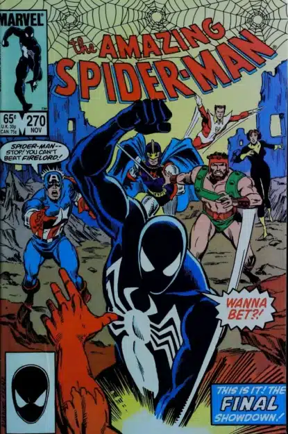 AMAZING SPIDER-MAN (1963) #270 - Marvel - lecubeacomics.com Couverture de AMAZING SPIDER-MAN (1963) #270 - par Joe Rubinstein - lecubeacomics.com