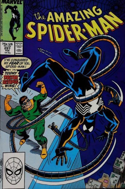 Couverture de AMAZING SPIDER-MAN (1963) #297 - par Alex Saviuk - lecubeacomics.com